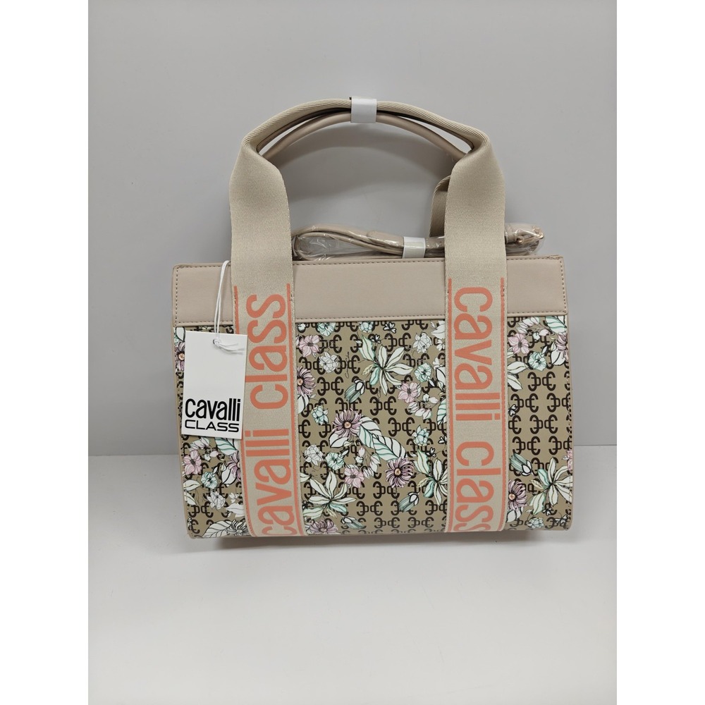 Cavalli Class‎ Serafina Large Top Handle Tote Womens Floral Crossbody CCS25608